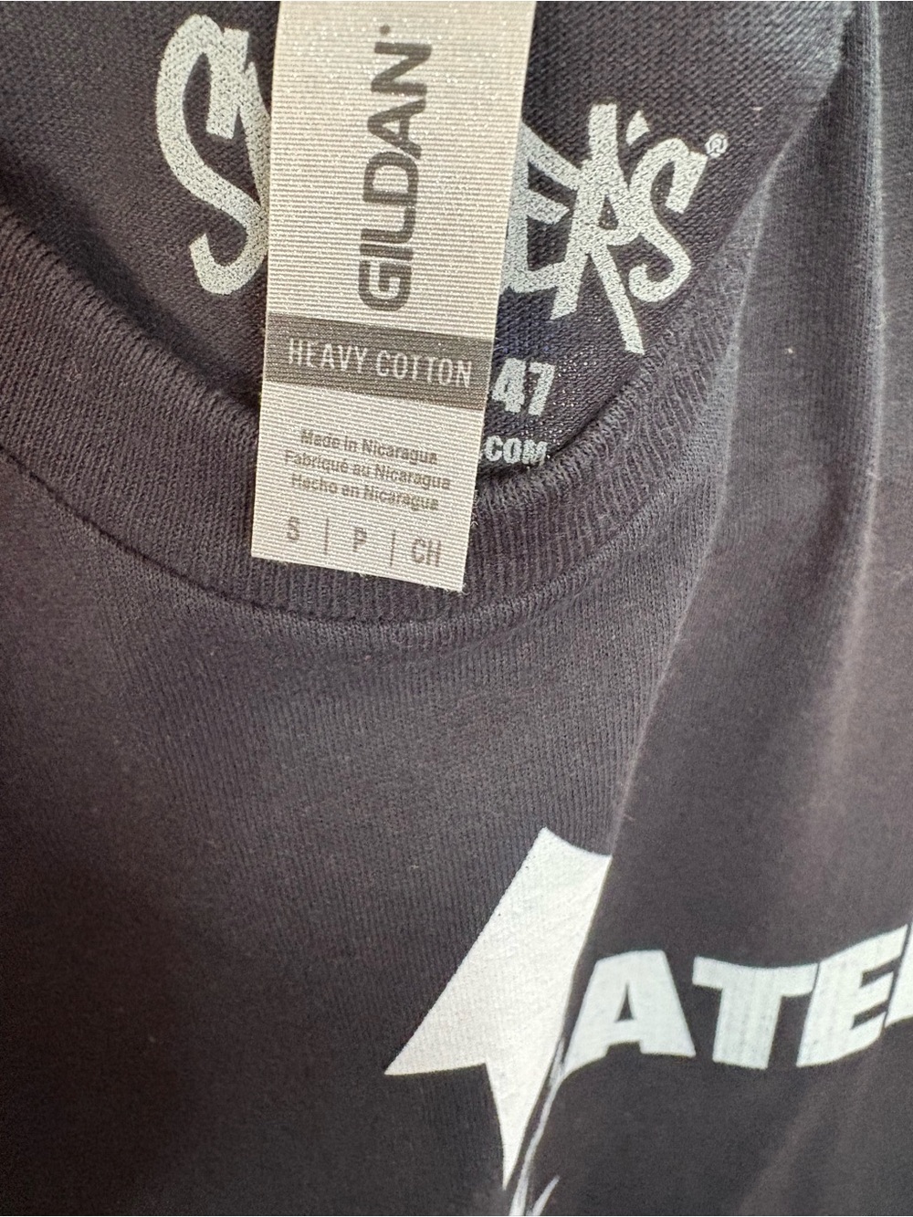 Spencer Black 2 seater Graphic Crewneck T‑Shirt Small - Picture 4 of 6